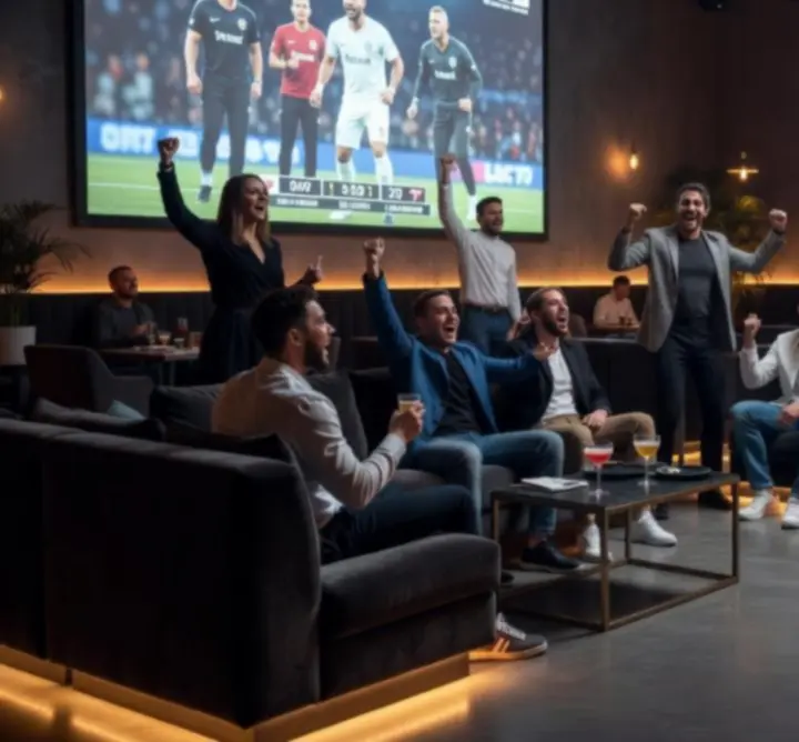 Sportközvetítések óriás kivetítőn a CDS Agnieszka Cichocka-Miłoszben