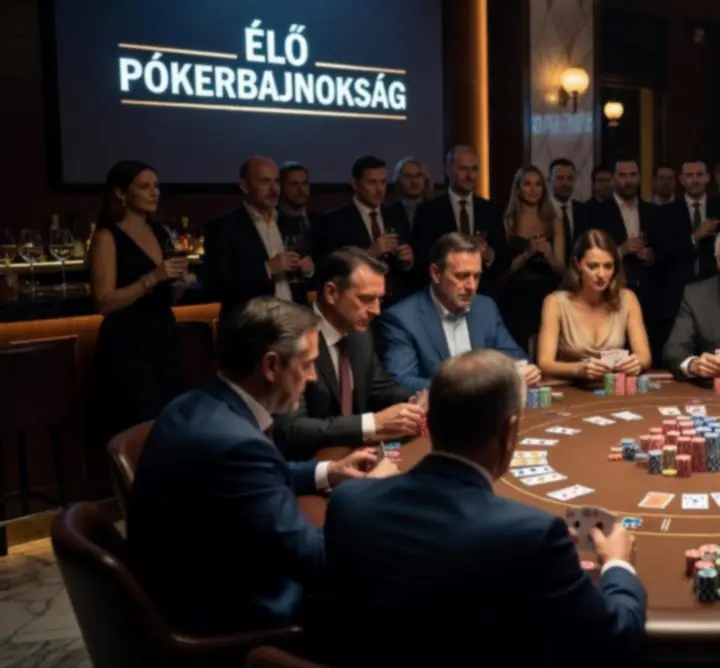 Játékosok egy izgalmas pókerversenyen a CDS Agnieszka Cichocka-Miłosz elegáns termében